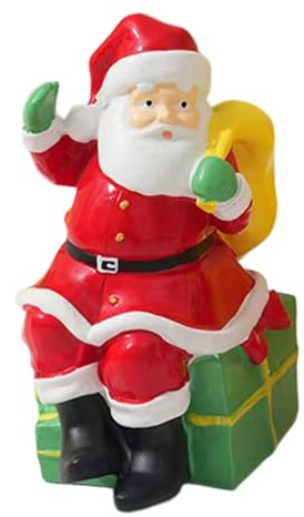 SZGTLDBE Statue de Père Noël - Figurines décoratives pour fêtes de fin d'année, décoration d'intérieur, figurine de Noël