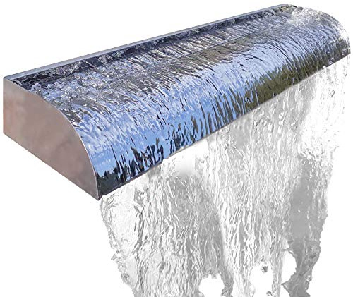 Köhko Wasserfall Victoria 60 cm aus Edelstahl Hochglanz Aquafall