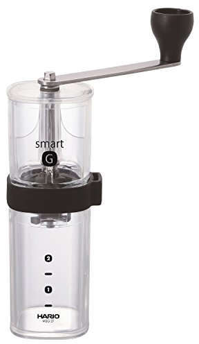 Hario Coffe Smart G Ceramic Coffee Mill, One Size, Clear