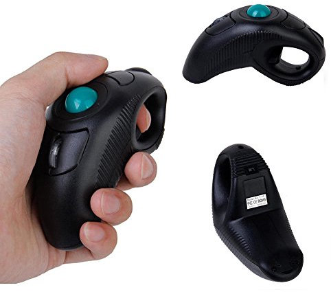 Wosonku USB Handheld Wireless Optical Trackball Mice Mouse Tablet PC Laptop Desktop