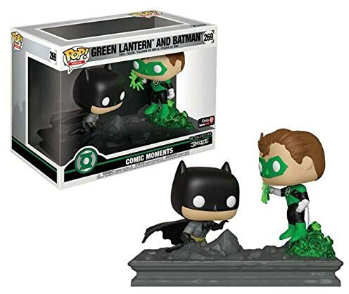 Funko Figura Pop Batman y Linterna Verde - DC Comic Moments