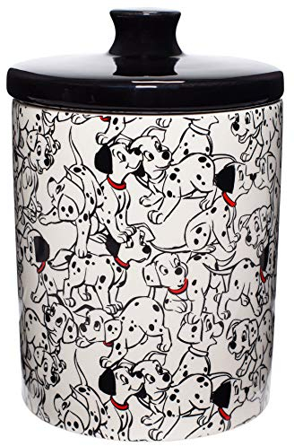 Enesco Disney Ceramics 101 Dálmatas - Tarro para galletas, 7.25 pulgadas, multicolor
