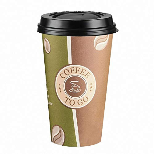 1000 Stk. Kaffeebecher Premium Coffee to go mit Deckel, Pappe beschichtet 400 ml
