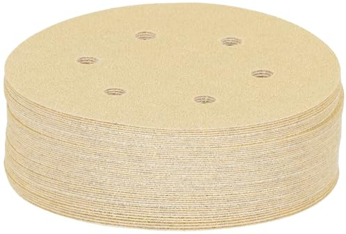 Bosch Discos abrasivos C450 estándar universal, G 80, 150 mm, 6 agujeros, 50 unidades