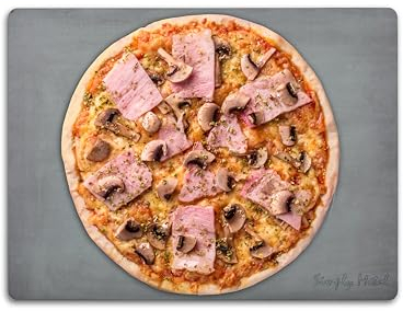 The Pizza Plate Rectangle Baking Steel 30x40cm, Pizza Stone, 6mm Thick for Bread and Pizza Making Unbreakable,UK Made