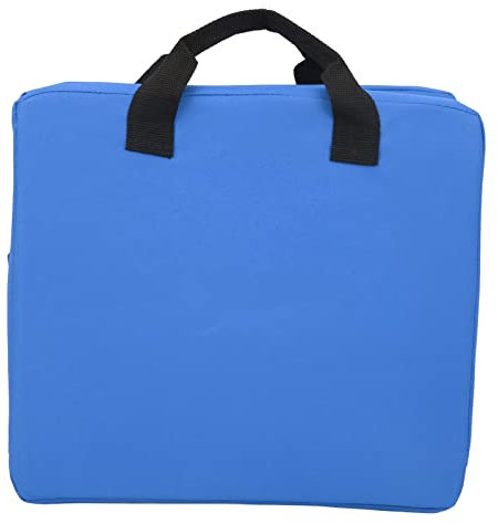 Keenso Klappstuhlkissen, Outdoor-Stuhl mit Rückenlehne, Faltbarer Kissenstuhl, Outdoor-Klappstuhl, Klappbarer Strandstuhl für Stadion und Strand (Blau)