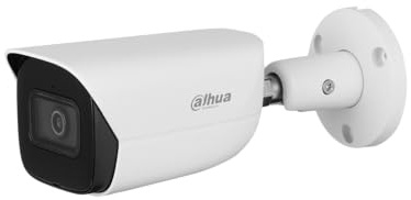 Dahua Caméra Bullet WizSense IP 4K à Focale Fixe, Infrarouge, Montage Mural, Usage Extérieur, Résistante aux Intempéries