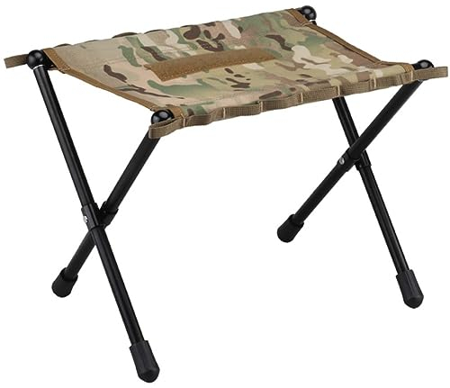 ACEXIER Outdoor Aluminiumlegierung Klappstuhl Tragbare Taktische Camping Sitz Angeln Hocker Mond Stuhl Picknick Wandern Hocker Leicht (CP)