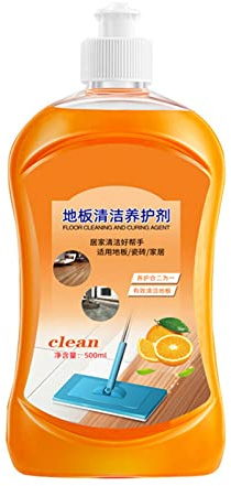 500ml Floor Cleaner Strong Stain Removal Caring Brightening Fragrant Smell Tile Wood Floor Cleaning Fluid No Streaks or Residue, Gently Cleans and Shines