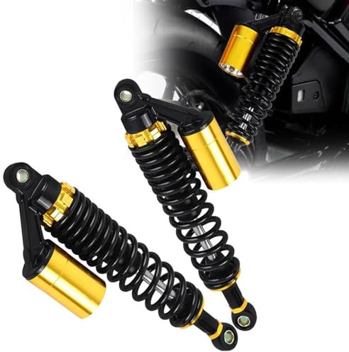 VELLOW 340mm ATV Stoßdämpfer Motorrad Hinten Air Stoßdämpfer Aufhängung Fallen Schutz Für Suzuki VS1400GL Intruder 2003 Zubehör, z6g8s6m8