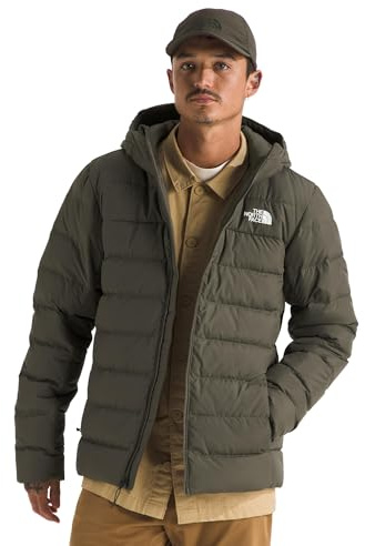 The North Face Men's Aconcagua 3 Hooded Jacket, New Taupe Green, Medium
