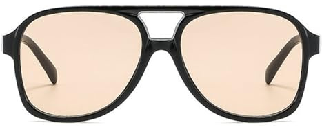 willochra Vintage oversized Double beam 70s Pilot Sunglasses Women Men Classic Large Squared Frame Travel glasses F28 (C2)