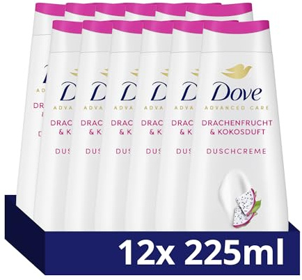 Dove Advanced Care Duschcreme Belebende Pflege für 24 Stunden lotion-zarte Haut direkt aus der Dusche mit Pro-Ceramide Technology 225 ml