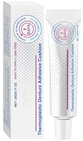 demaxiyad Colle Forte Pour Dentiers - Crème Adhésive Fixation Sécurisée Pour Prothèses Dentaires | Fournitures De Réparation Douces Pour Appareils Dentaires Adultes