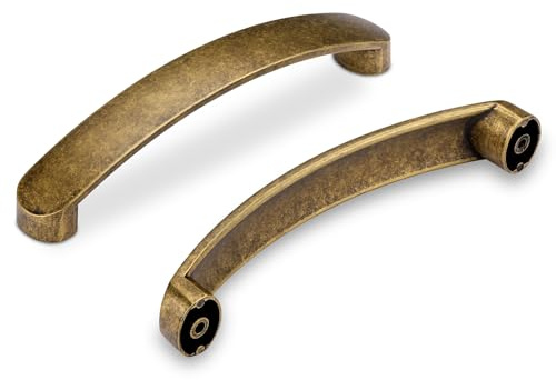 SYZOW 6 Stück Möbelgriffe 128mm Lochabstand Schrankgriffe Küchengriffe Bronze Griffe Möbel Schubladengriffe Griffe für Schränke Schubladengriffe