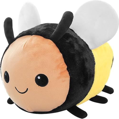 Ape Peluche Giocattolo, Morbido Peluches Cuscino, Peluche Apes Adorabile 20 CM, Giocattolo Peluches Plush Super Soft, Ape Bambola di Cuscino, Cuscinos peluche Carino per Bambini dai 3 Anni in su