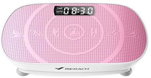 MERACH CV30 Compact et Silencieux Plateforme Vibrante (Rose)