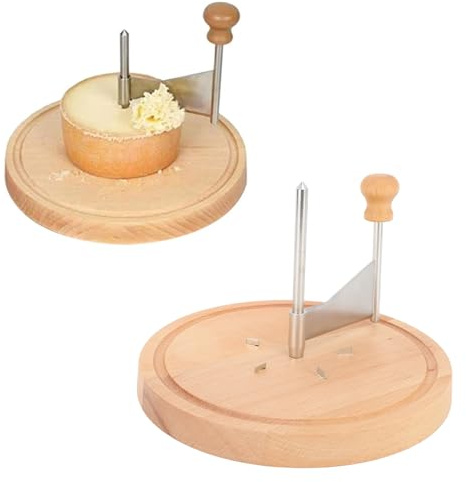 Luqeeg Cheese Curler, Professional Ergonomic Handle Rotating Cheese Flower Cutter, Multifunctional for Wheels Chocolate Premium Materials Easy to Clean