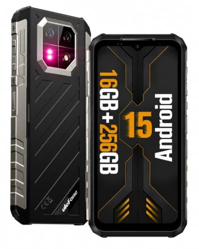 Ulefone Armor 22 Smartphone, Resistente agli Urti, Android 15, 16 GB RAM + 256 GB ROM/512 GB TF, Display FHD+ 6,58 Pollici 120 Hz, Fotocamera Notturna 64 MP, Batteria 6600 mAh 33 W, Telefono 4G Dual
