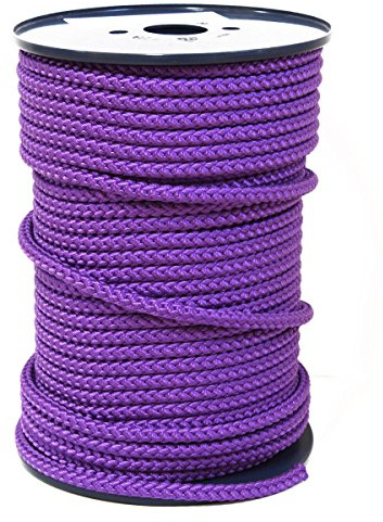 FTM® Springseil Tau Seil PP Lila Violett Meterware Rollenware Ø 9mm Fitnessseil 20m