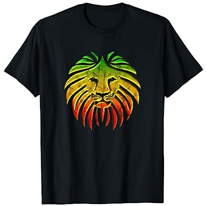 Like a Lion! Löwe Reggae Rasta Roots Jamaika Afrika T-Shirt