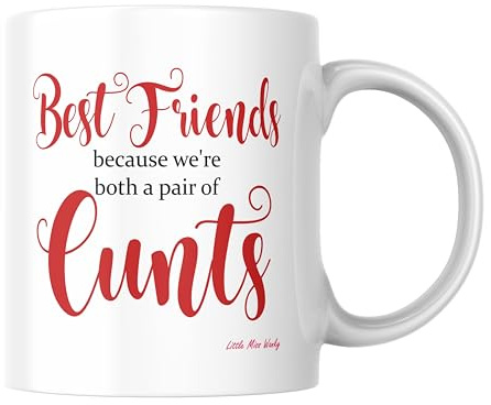 Cheeky Chops Cunt Mug for Adults, Best Friends | Rude Sweary Offensive, Sarcastic Humour, Coffee Cup For Men Women, Birthday Secret Santa, Novelty