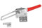 Abrazadera de palanca de 90 grados, herramienta de abrazadera de palanca horizontal galvanizada de hierro vertical de liberación rápida fija rápida(GH-40344)