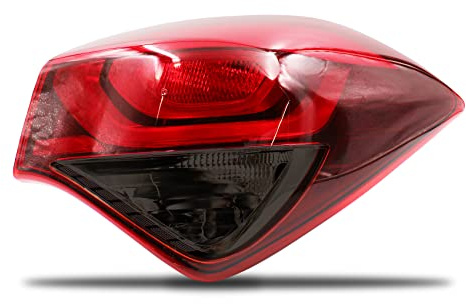 Rückleuchten Folie Set Aufkleber Tönungsfolie Heckleuchten passgenau zugeschnitten für Rückleuchte selbstklebend Kfz Auto Zubehör C064 (Dark Grey)
