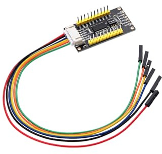 SEENGREAT MCP23017 IO Expander Module I2C Interface Expands 16 I/O Pins for Ardui/Stm32 /Raspberry Pi Zero Zero W Zero WH 2B 3B 3B+ 4B,3.3V and 5V Levels,3-Digit DIP Switch