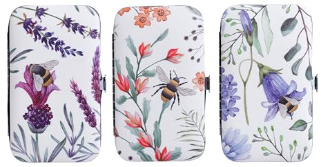 Puckator The Nectar Meadows 5-teiliges Maniküre-Set, Nagelpflege-Set, Geschenk-Set für Damen und Herren, persönliche sichere Pflege, Reise-Zubehör-Kits, Beauty-Produkte
