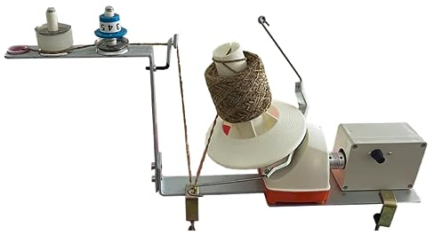 DEHIWI Garnknäuelwickler Kugelwickler,Tragbare Automatische Wickelmaschine Garnstrickwebstuhl Häkeln Swift Garn Faser Schnur Kugel Wolle Wickler DIY Tool Kit,Einfach Zu Installierender