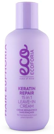 ECOFORIA Keratin Repair Haarkonditioner 200 ml, Unisex, Erwachsene, Leave-In, 200 ml