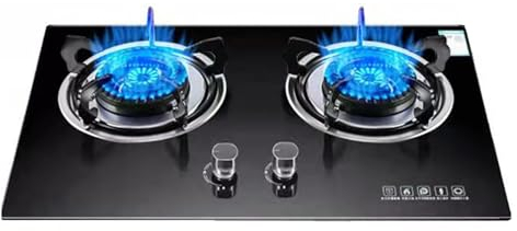 Réchaud Au Propane, Réchaud Au Propane Portable À 2 Brûleurs, Table De Cuisson À Gaz En Verre Trempé, Maximum 15 354 BTU For Les Camions De Nourriture Et Les Restaurants Familiaux(noir) (Color : NG,