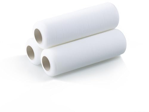 VOOMEY Schaumstoff-Farbrollerabdeckung, 22,9 cm, Schaumstoff-Farbroller, 3 Stück, hochabsorbierende Schaumstoff-Farbwalze, 22,9 cm, Farbrolle zum Streichen von Wänden, Schränken, Decken, Haus
