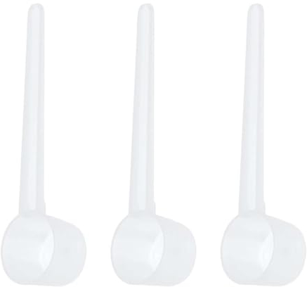 NTRUXZP 3 Stück Messlöffel Set, Dosierlöffel Transparent Mit Skala 5g 10ml Waagen, Waschmittel Dosierhilfe, Dosier-Löffel 5ml für Waschpulver Protein Pulver
