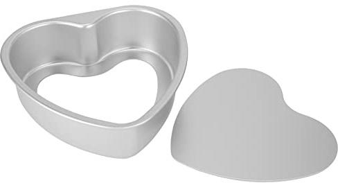 Tortiera a Forma di Cuore, Stampo per Torta Fai-da-te in Lega di Alluminio Utensili da per Cottura Al Forno Vassoio per Pane, Resistente All'usura, Resistente Al Calore,