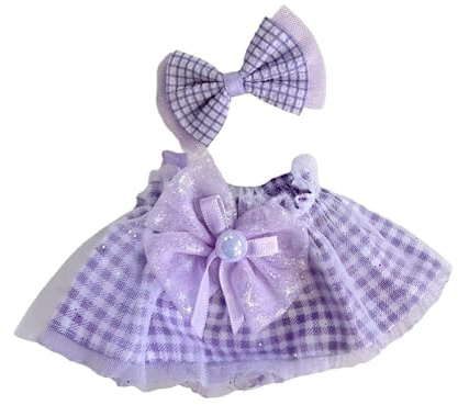 JunZheHub 20 cm Puppenoutfit für Mädchen, Geschenk Anziehpuppe
