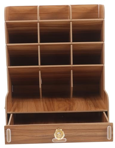 TEHAUX Multi-Purpose Stifteköcher Mit Mehreren Fächern Kreativer Schreibtisch Organizer Für Stifte Kosmetik Und Büromaterialien Für Zuhause Und Büro