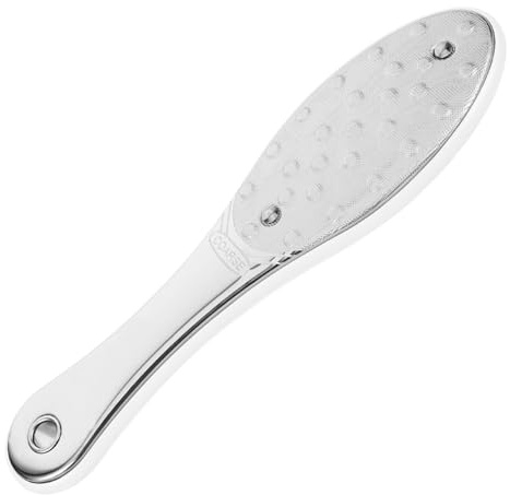 SAFIGLE Pies de Acero Inoxidable y Plástico, Herramienta de Pedicura para Eliminar Callos y Durezas