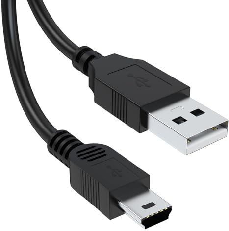 Zosvoses USB-A to Mini USB Cable, IFC-400PCU USB Cable Camera Data Transfer Cord Compatible with Canon Cameras and Camcorders PowerShot/Rebel/DSLR EOS T1i T2i T3 T3i T5 T5i T6 T6i T6s T7i (2.6ft)
