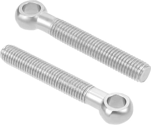 Perno de expansión, Paquete de 2 pernos de ojo de elevación oscilantes M14 de acero inoxidable 304 plateados M14 x (80-150) mm(M14x80mm)