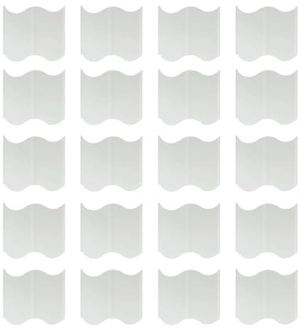 TOWARDSNAN 20 bordi da giardino per recinzioni in erba intrecciate decorative per esterni per recinzione da giardino