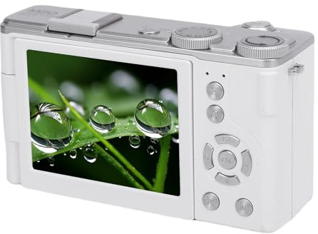 Tbest Appareil Photo Numérique Photographie 68MP Vlog, écran Rabattable à 180 Degrés, Voyage, Zoom Optique 12X, Anti-secousse