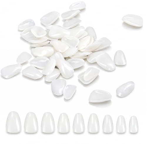XUZOPIM 50 Piezas Carillas Dentales Dientes Bolsa Carillas De Resina Anterior Superior Temporal Corona Compatibles Con Cuidado Dental Oral