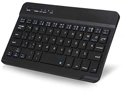 7-8 inch Bluetooth Tastatur, Universal Wireless Ultra Slim Wirless Keyboard für Windows, Android, MacOS, Tablets, PC, Smartphone