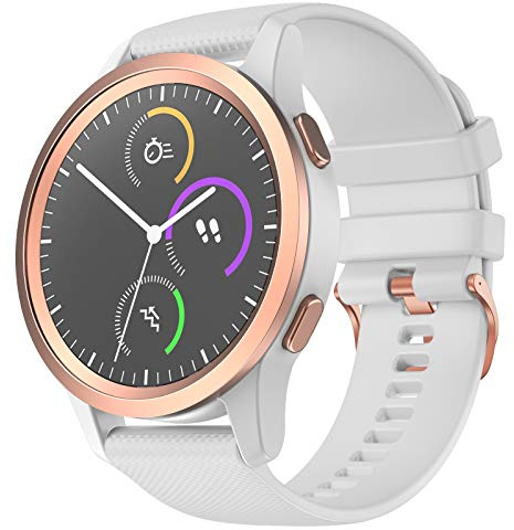 Shieranlee 18mm Quick-Fit Ersatz Uhrenarmbänder Armband für Tic C2, Vivoactive 4S /GarminMove 3S/ vivomove 3s/GarminActive S Strap,Approach S2,Fossil Q Venture Gen 3/Gen4,Xiaomi Watch