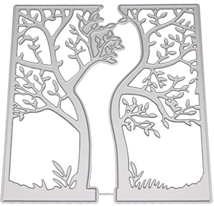 Baum Stanzschablonen, Metall Prägeschablonen Schablonen Stanzmaschine Embossing für DIY Karten Scrapbooking Geschenk Sammelalbum Deko Cutting Dies
