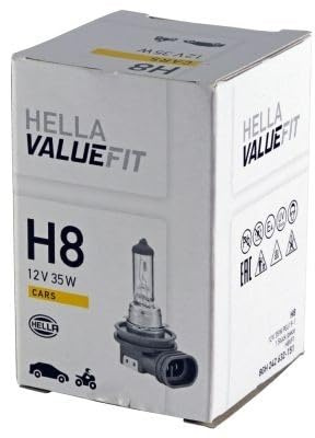 HELLA H8 Glühlampe Fernscheinwerfer 35W Fernlicht Halogen Birne 8GH 242 632-151