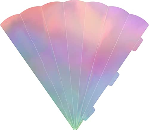 Heyda Schultüten-Zuschnitt silber irisierend 69 cm Papier für Schulanfang Schultüte