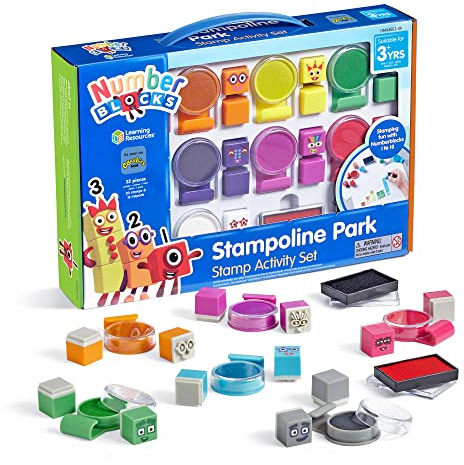 Learning Resources Numberblocks Stampoline Park Stamp Set Ages 3+